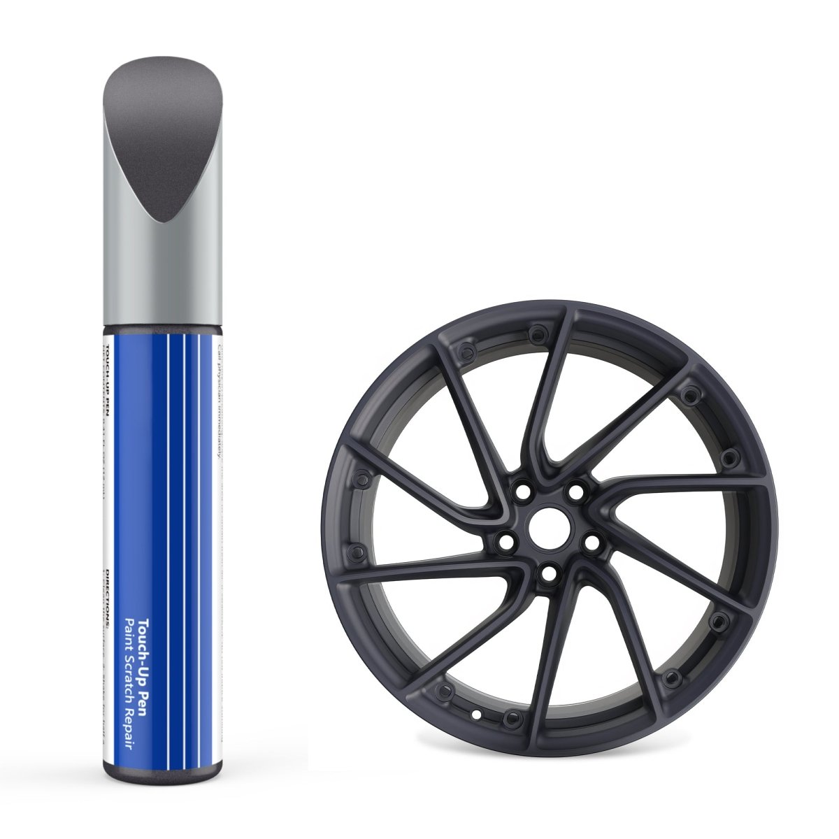 Wheel Rims Touch Up Paint for Tesla 2024+ Model 3 Highland - DIY Curb Rash Repair with Color-matched Touch Up Paint