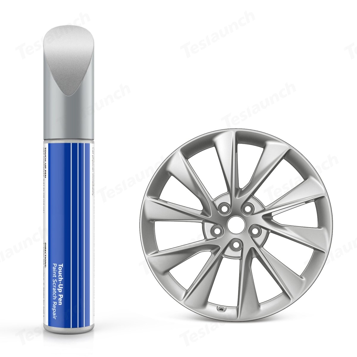 Wheel Rims Touch Up Paint for Tesla Model S- DIY Curb Rash Repair with Color-matched Touch Up Paint