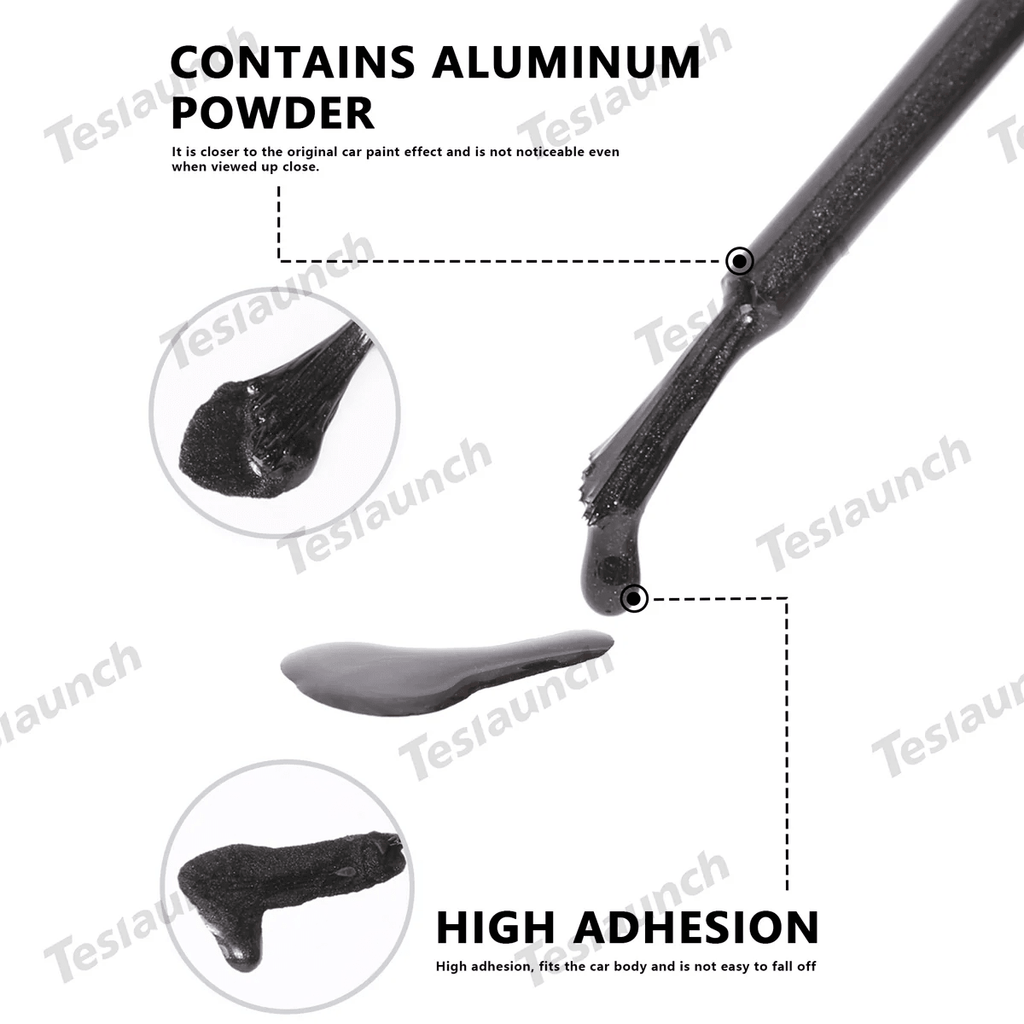 Wheel Rims Touch Up Paint for Tesla Model S- DIY Curb Rash Repair with Color-matched Touch Up Paint