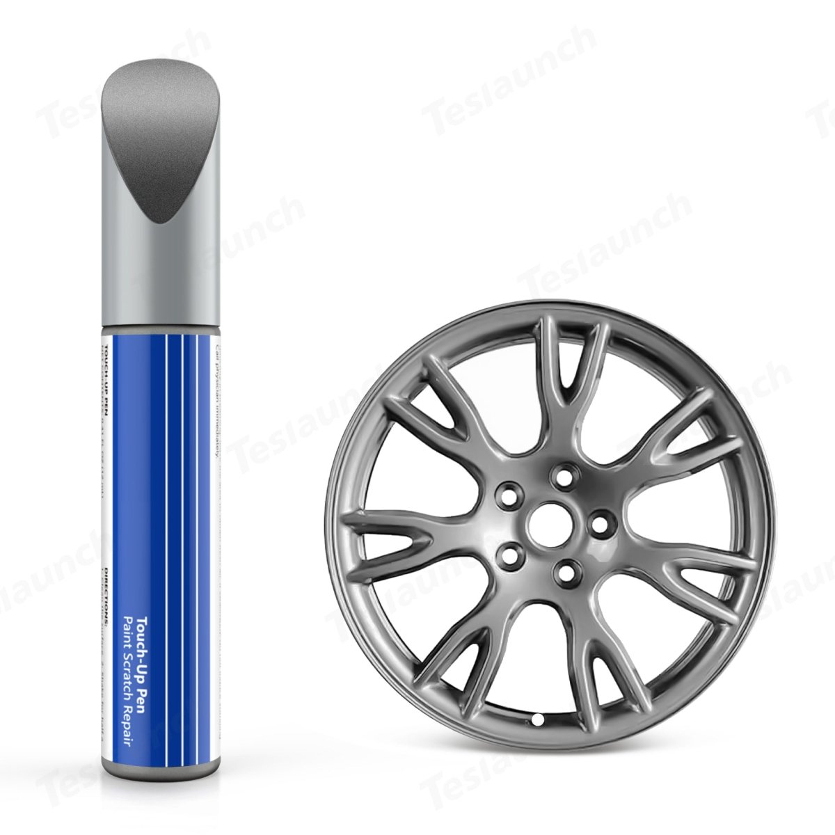 Wheel Rims Touch Up Paint for Tesla Model S- DIY Curb Rash Repair with Color-matched Touch Up Paint
