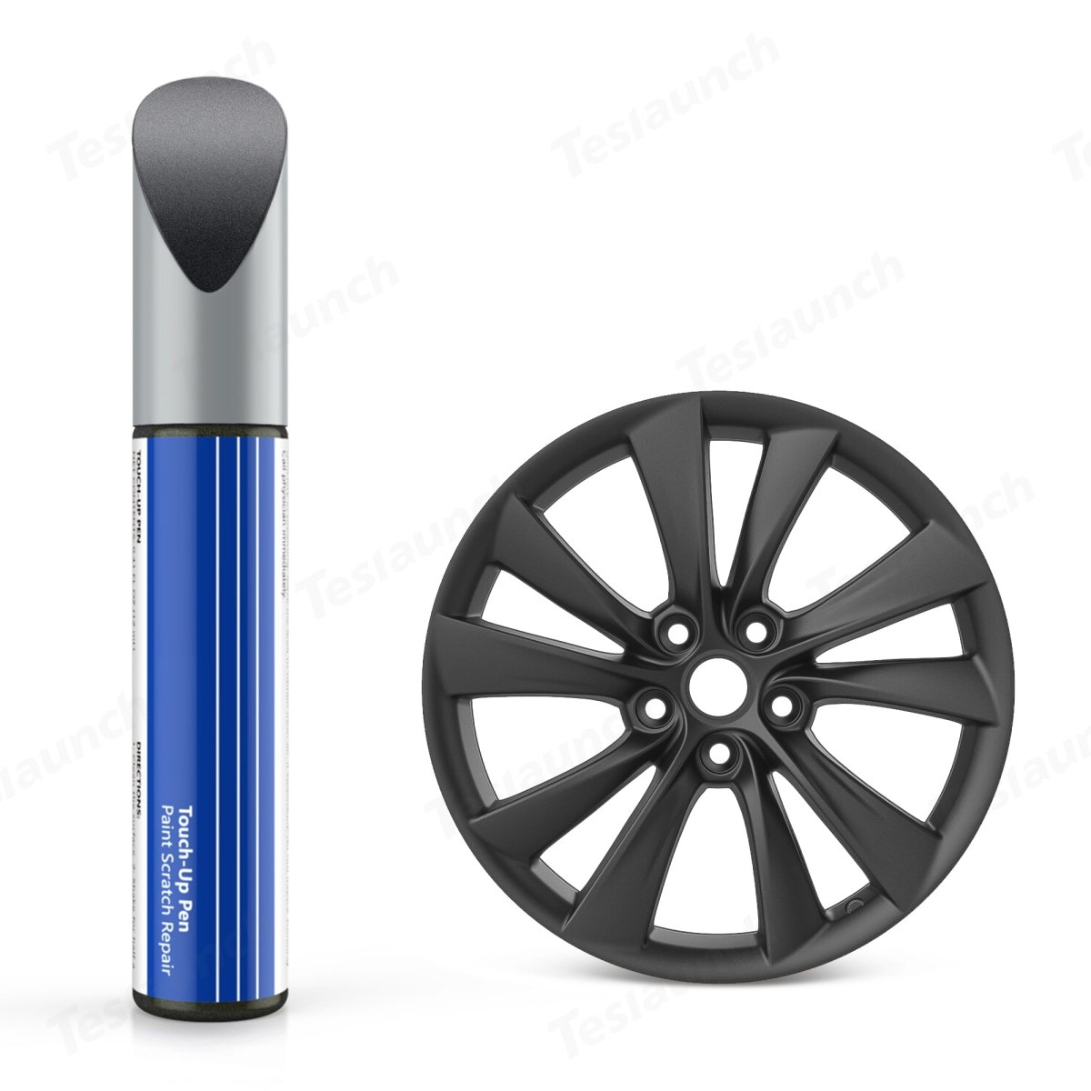 Wheel Rims Touch Up Paint for Tesla Model S- DIY Curb Rash Repair with Color-matched Touch Up Paint