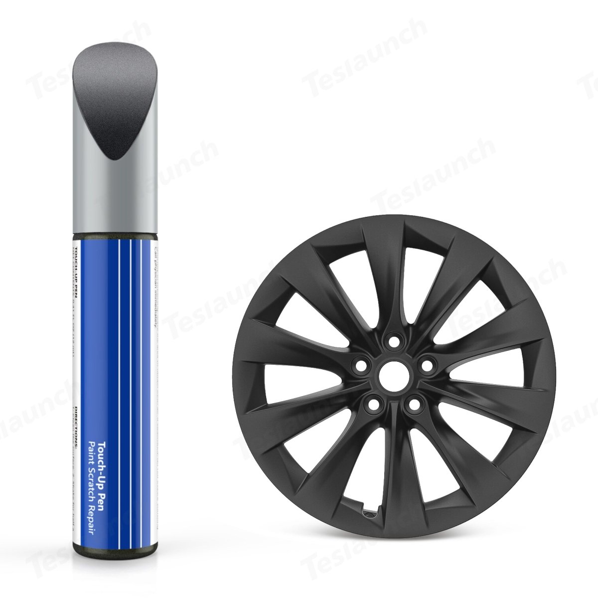 Wheel Rims Touch Up Paint for Tesla Model S- DIY Curb Rash Repair with Color-matched Touch Up Paint