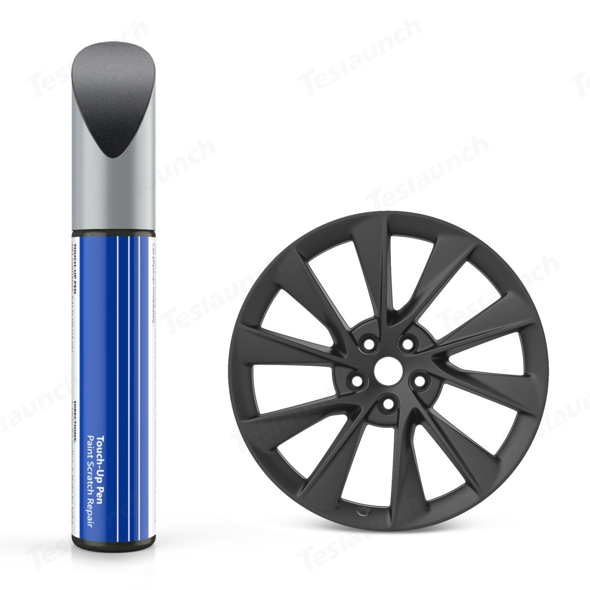 Wheel Rims Touch Up Paint for Tesla Model S- DIY Curb Rash Repair with Color-matched Touch Up Paint