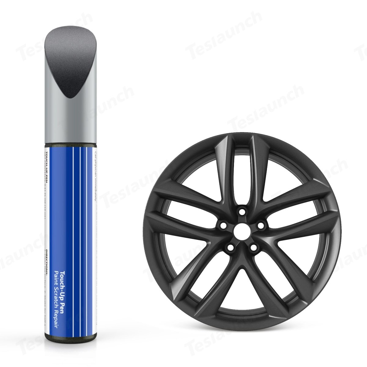 Wheel Rims Touch Up Paint for Tesla Model S- DIY Curb Rash Repair with Color-matched Touch Up Paint