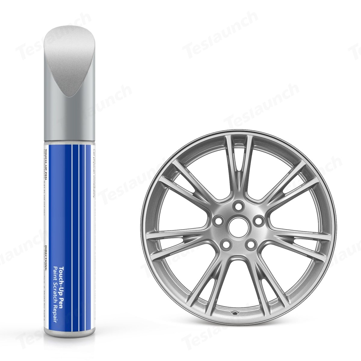 Wheel Rims Touch Up Paint for Tesla Model Y- DIY Curb Rash Repair Kits with Color-matched Touch Up Paint