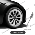 Wheel Rims Touch Up Paint Kit for Tesla Model 3/Y/S/X - DIY Curb Rash Repair with Color-matched Touch Up Paint
