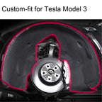 Wheel Soundproof Protective Pads For Tesla Model 3 (1 Pair) (2017-2023)