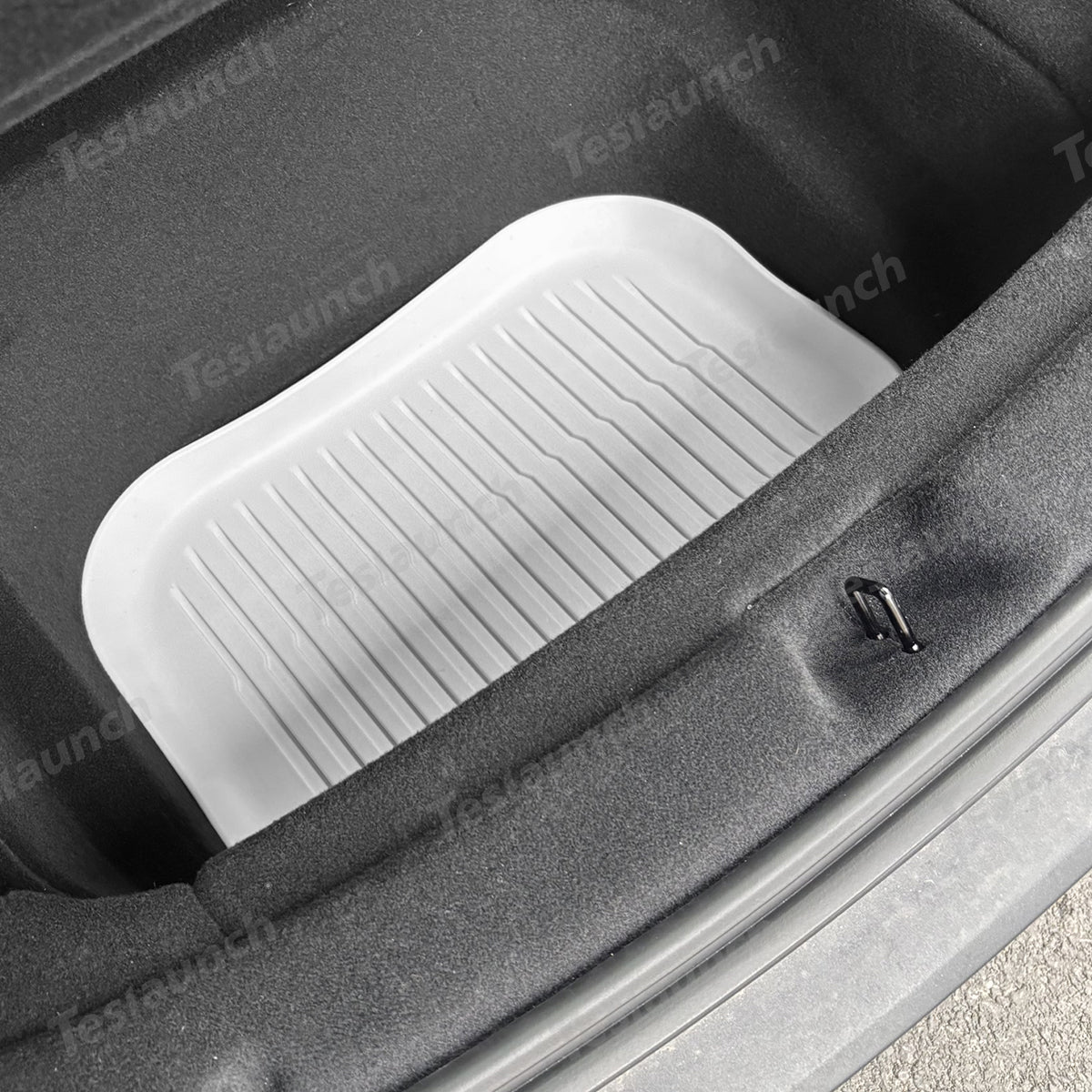 White All Weather  TPE Interior Floor Mats Cargo Liners Set for Tesla Model Y Juniper 2025+