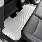 White All Weather  TPE Interior Floor Mats Cargo Liners Set for Tesla Model Y Juniper 2025+
