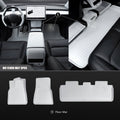 White TPE All Weather Floor Mat for Tesla Model 3/Y