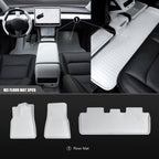 White TPE All Weather Floor Mat for Tesla Model 3/Y