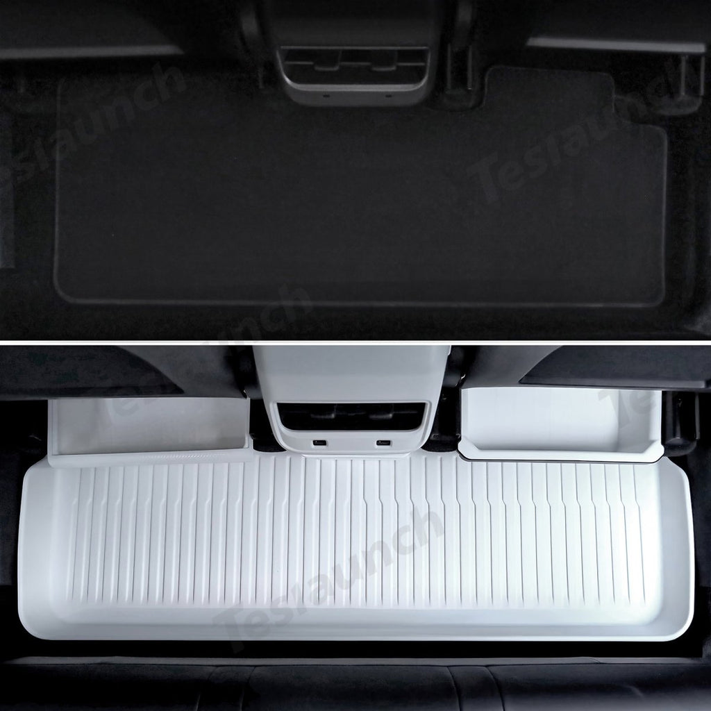White TPE All Weather Floor Mat for Tesla Model 3/Y