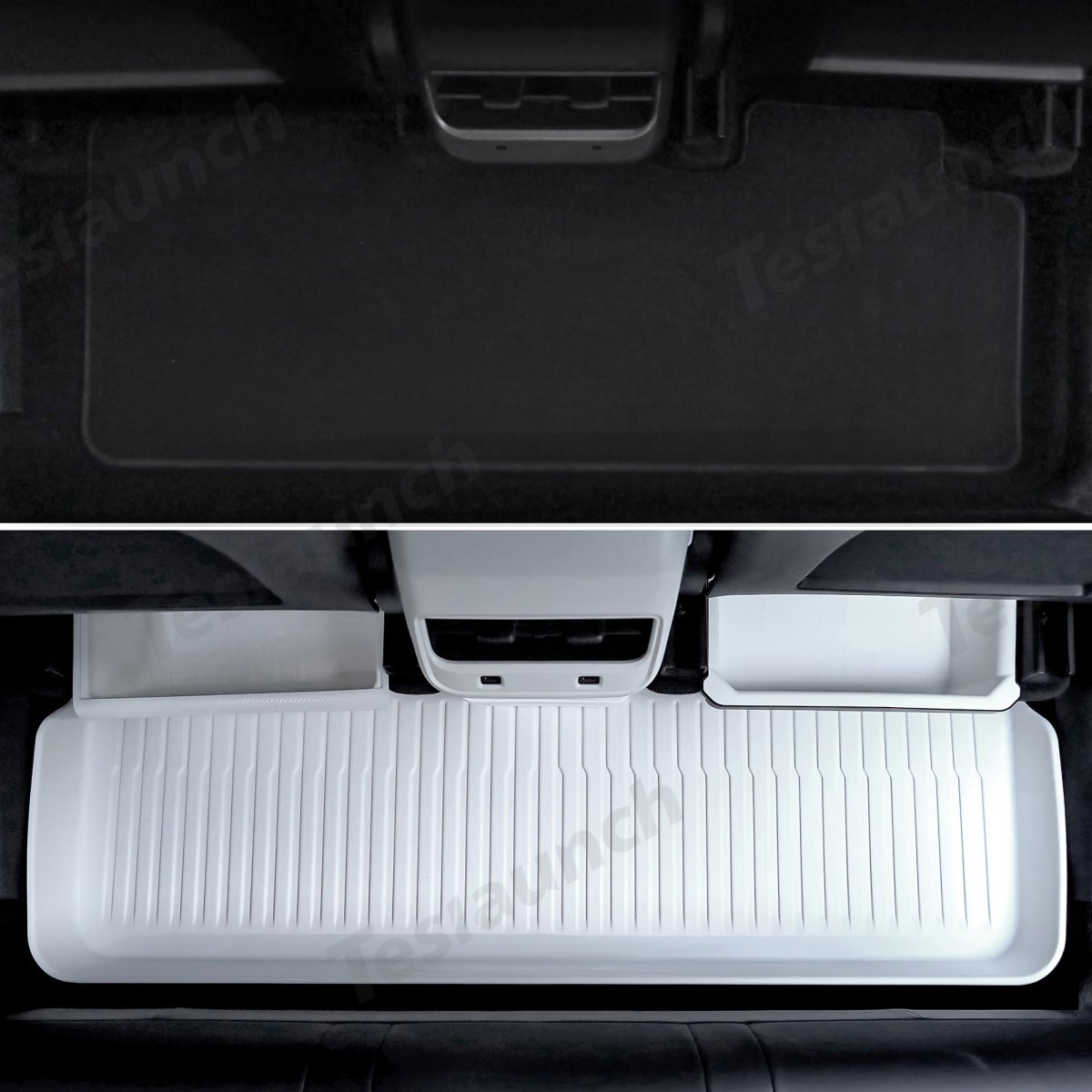 White TPE All Weather Floor Mat for Tesla Model 3/Y
