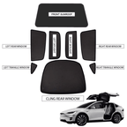 Whole Car Window & Sunroof Covercraft Dense Mesh Sunshade Kit (8 pcs) for Tesla Model X(2015-2020) Car Accessories