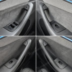 Window & Door Button Trim Cover Set (10 PCS) for Tesla Model Y Juniper 2025+