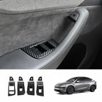 Window & Door Button Trim Cover Set (10 PCS) for Tesla Model Y Juniper 2025+