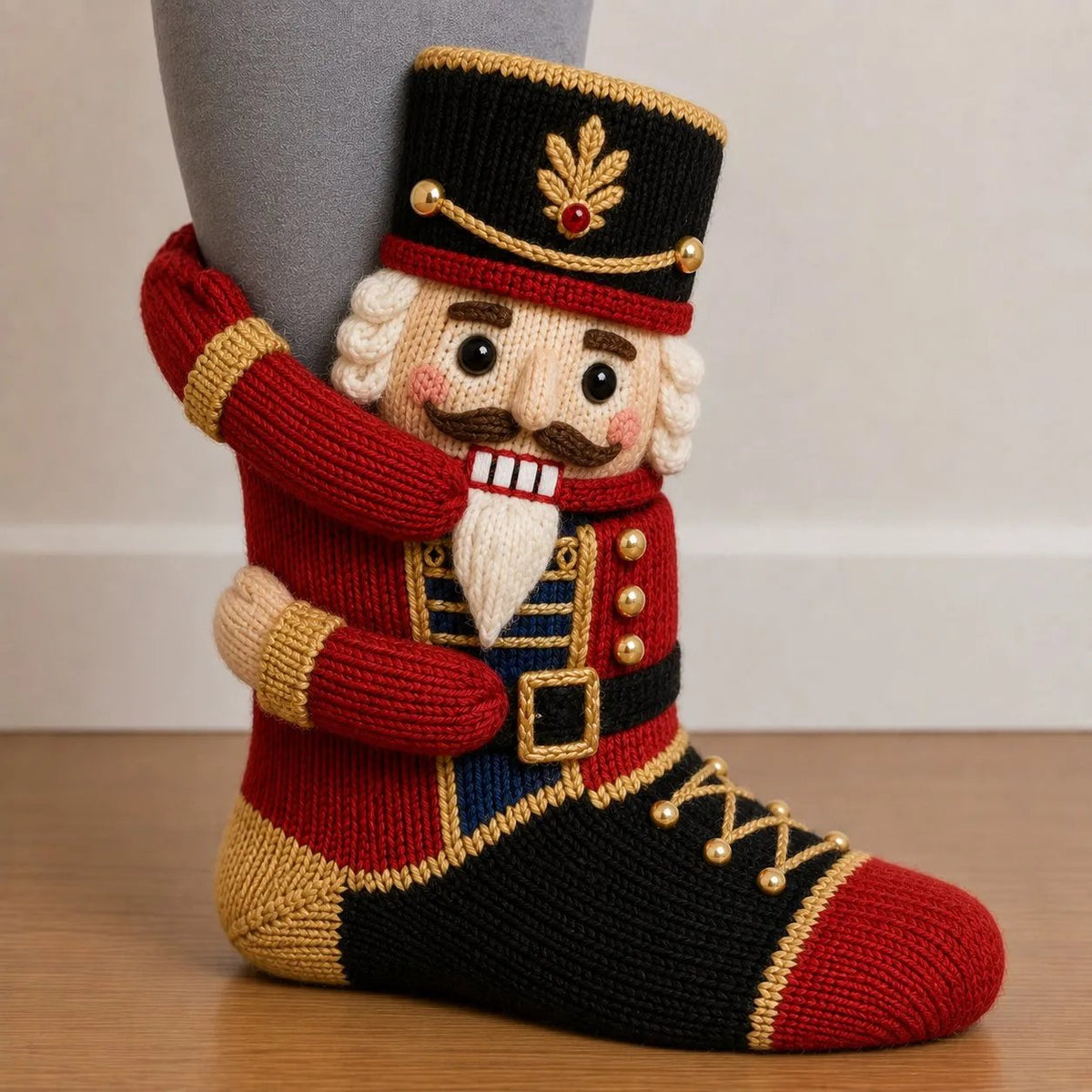 3D Hugging Christmas Socks - Cute Socks with Arms, Cozy and Festive