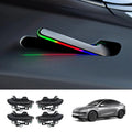 Wireless Auto Door Handle Upgrade Kit with Colorful LED Lights for Tesla Model 3/Y (2022+)