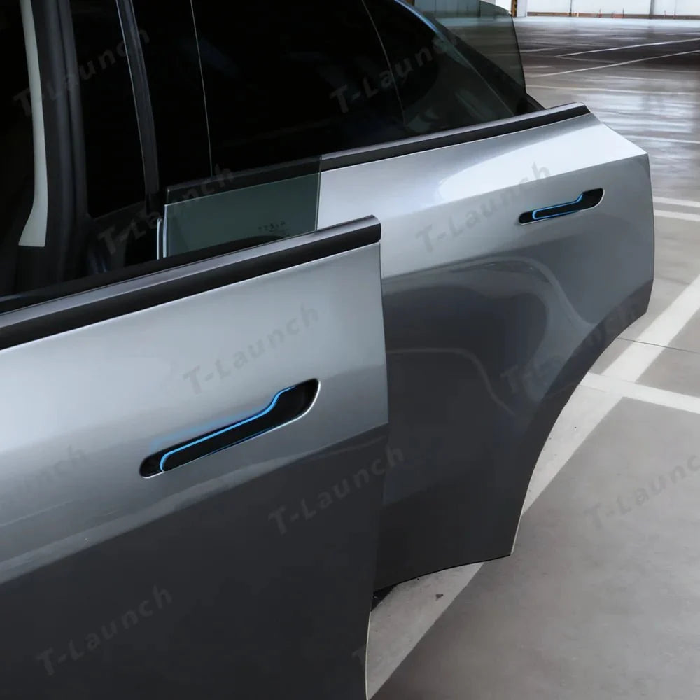 Wireless Auto Door Handle Upgrade Kit with Colorful LED Lights for Tesla Model 3/Y (2022+)