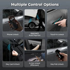 Wireless Auto Door Handle Upgrade Kit with Colorful LED Lights for Tesla Model 3/Y (2022+)