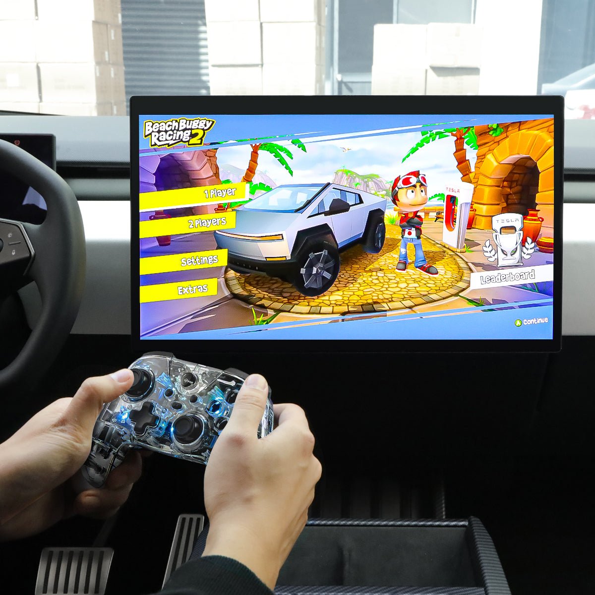 Wireless Game Controller for Tesla Model 3/Y/X/S/Cybertruck