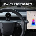 Wireless Mini HUD Display – Smart Driving Screen for Tesla Model Y Juniper 2025+/ Model 3 Highland 2024+