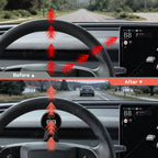 Wireless Mini HUD Display – Smart Driving Screen for Tesla Model Y Juniper 2025+/ Model 3 Highland 2024+