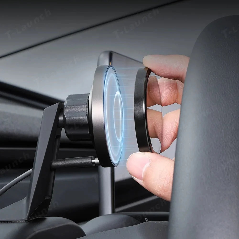 Wireless Mini HUD Display – Smart Driving Screen for Tesla Model Y Juniper 2025+/ Model 3 Highland 2024+
