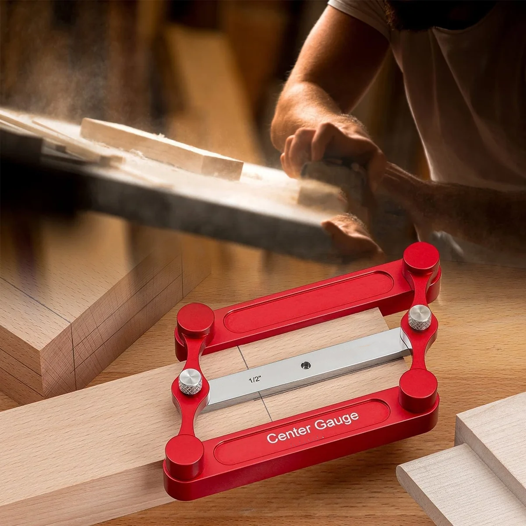 Woodworking Center Finder Marking Gauge Set – Stainless Steel