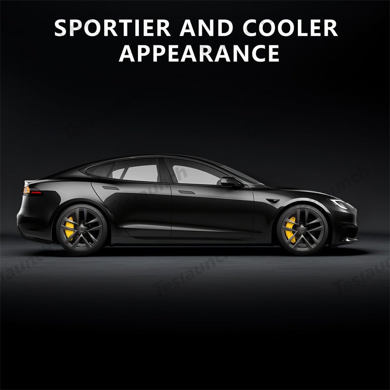 Yellow 2021-2026 Model S/X Brake Caliper Covers (4Pcs) for Tesla