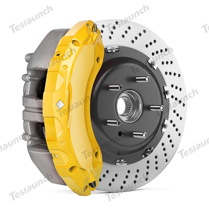 Yellow 2021-2026 Model S/X Brake Caliper Covers (4Pcs) for Tesla
