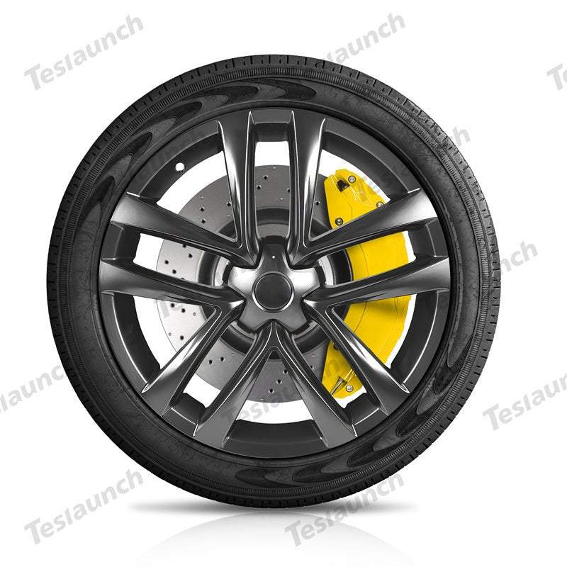 Yellow 2021-2026 Model S/X Brake Caliper Covers (4Pcs) for Tesla