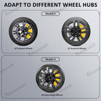 Yellow 2021-2026 Model S/X Brake Caliper Covers (4Pcs) for Tesla