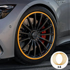 Yellow Aluminum Alloy Wheel Rim Protector- Fits All Cars