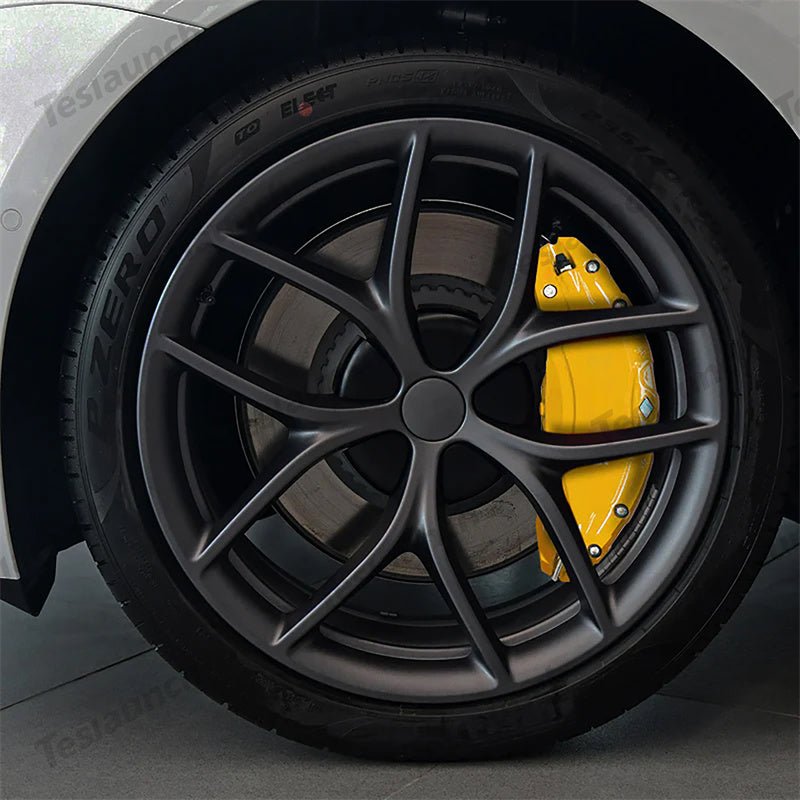 Yellow Brake Caliper Covers (4Pcs) for Tesla 2017-2023 Model 3/Y