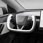 Yoke Steering Wheel for Model 3 Highland / Model Y Juniper【Two-Tone Style】