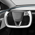 Yoke Steering Wheel for Model 3 Highland / Model Y Juniper【Two-Tone Style】