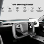 Yoke Steering Wheel for Model Y Juniper / Model 3 Highland【Inspired by Model S/X】