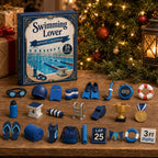Swimming Advent Calendar 2026 - 24 Acrylic Swimming Ornaments for Swimmers